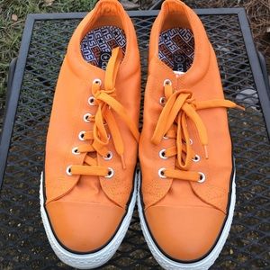 Orange Converse